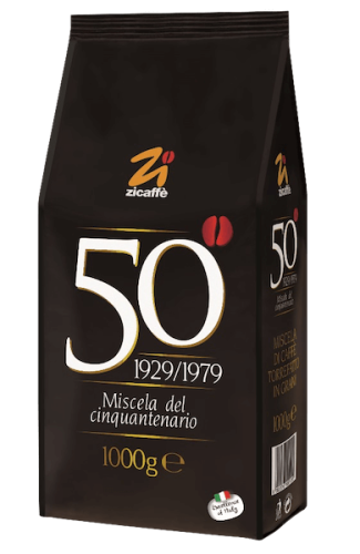 Kawa Zicaffe Cinquantenario 1000g - wybitne espresso z Sycylii