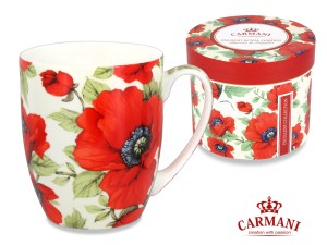Carmani English Royal Garden kubek porcelanowy 380 ml  - maki