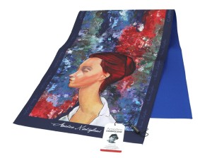 Carmani bieżnik na stół 100 x 29 cm, Modigliani, Lunia Czechowska i autoportret