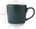 La Cafetoere kubek kamionkowy 350 ml zielony - z wymiarami.jpg