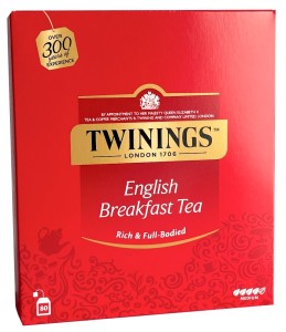 Twinings English Breakfast 80 herbat w saszetkach BEZ KOPERT