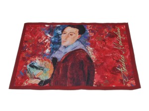 Carmani podkładka na stół 40x30 cm, poliester, Amedeo Modigliani - Autoportret