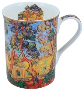 Carmani porcelanowy kubek 360 ml, motyw: Vincent van Gogh, Ogród
