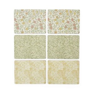 Pimpernel 6 podkładek stołowych 30x23 cm, 3 projekty Williama Morris