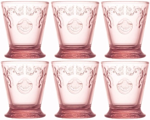 La Rochere Versailles 6 szklanek różowych 240 ml.jpg