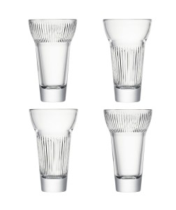 La Rochère Calanques 4 szklanki 200 ml z francuskiego szkła prasowanego