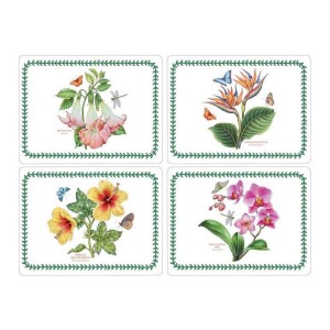 Pimpernel Exotic Botanic Garden 4 podkładki 40x30 cm, motyw florystyczny