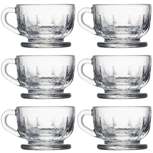 La Rochere Flore 6 szklanek 100 ml do espresso - bez spodków.jpg