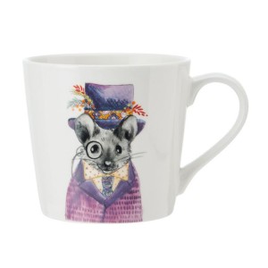 Mikasa Tipperleyhill kubek 380 ml, fine china, Mouse Print ( wzór: mysz)