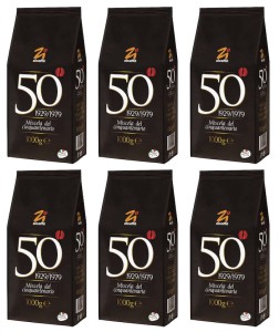 Kawa Zicaffe Cinquantenario 1000g x 6 - data ważn. 09.2027
