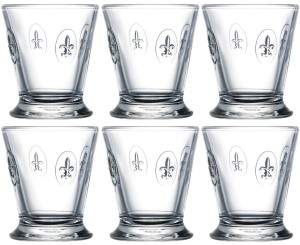 La Rochère Fleur de Lys 6 szklanek 250 ml na niskiej stopce