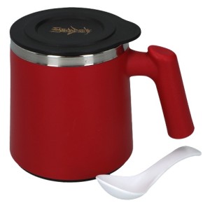 Hanipol The Koi Office Cup 420 ml - kubek termiczny z pokrywką CZERWONY