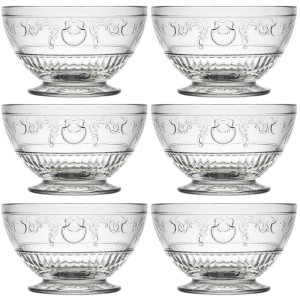 La Rochère Versailles 6 miseczek na stopkach 270 ml 