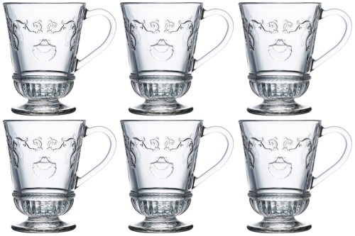 La Rochere Versailles 6 kubków szklanych z uchwytami 275 ml.jpg
