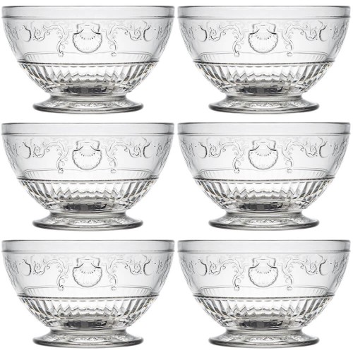 La Rochere Versailles 6 miseczek na stopce 450 ml.jpg