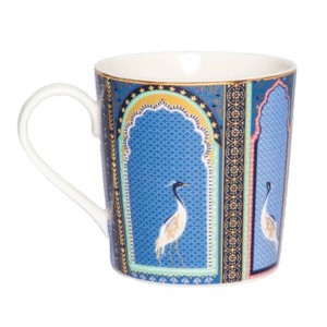 Portmeirion & Sarah Miller - India Indigo kubek porcelanowy 340 ml