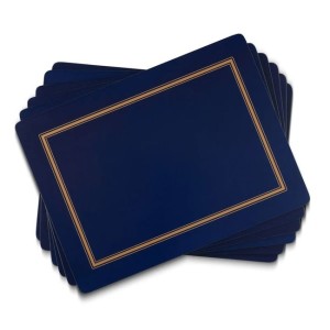 Pimpernel Classic Midnight Blue 6 podkładek na stół 30x23 cm