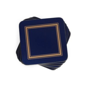 Pimpernel Classic Midnight Blue 6 podkładek na stół 10x10 cm