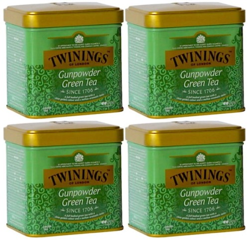 Zestaw herbat Twinings Gunpowder puszka 100g x 4