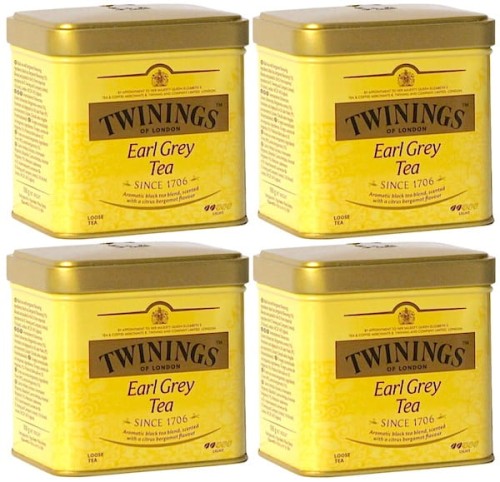 Herbata Twinings Earl Grey puszka 100g x 4