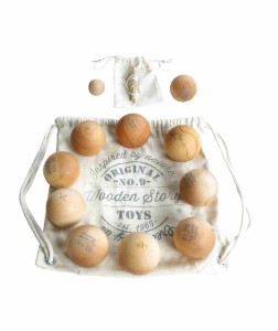 Wooden Story Boule - gra, 8 drewnianych kul