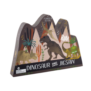 Floss & Rock - Puzzle dinozaury 80 el., 55x35 cm, 3+