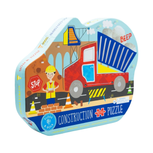 Floss & Rock - Puzzle Betoniarka na budowie, 63x65 cm, 3+