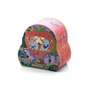 Floss & Rock - Szkatułka karoca z pozytywką, 13x13x8,5 cm, 3+