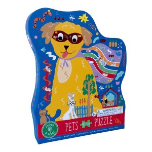 Floss & Rock - Puzzle 40 el. Pies Supermen, 49x58 cm, 3+