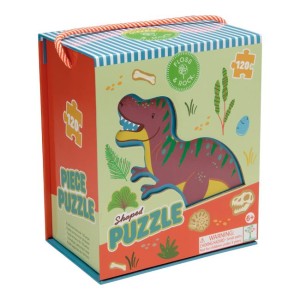 Floss & Rock - Puzzle dinozaury, 120 elementów, 58x53 cm, 6+