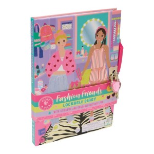 Fashion Friends - Zestaw 3 pamiętników A5, długopis wymazywalny, 3+