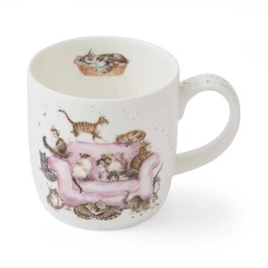 Royal Worcester Kubek 310 ml — Kotki na różowym fotelu