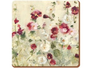 Creative Tops 4 podkładki 10,5 × 10,5 cm — Makowa łąka