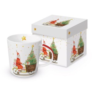 PPD Kubek 350 ml — Mikołaj na rowerze