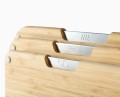 Joseph Joseph Nest Bamboo — zestaw 3 bambusowych desek ze stojakiem