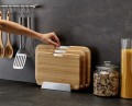 Joseph Joseph Nest Bamboo — zestaw 3 bambusowych desek ze stojakiem