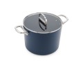 Joseph Joseph Space — wysoki garnek 25 cm ze składanymi uchwytami i pokrywką