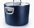 Joseph Joseph Space — wysoki garnek 25 cm ze składanymi uchwytami i pokrywką