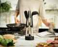 Joseph Joseph Elevate Fusion Steel — zestaw narzędzi kuchennych na stojaku