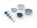 Joseph Joseph Nest 9 Plus Sky — zestaw misek i miarek