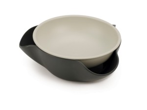 Joseph Joseph Double-Dish — naczynie 17,8 × 16,8 cm, szare