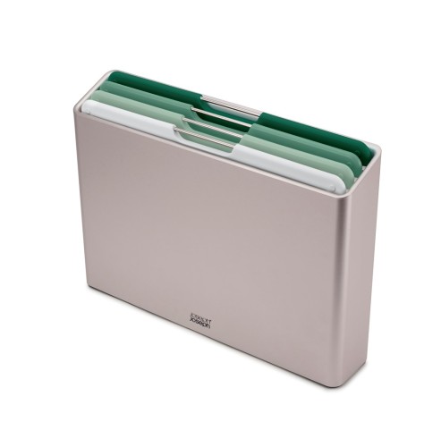 Joseph Joseph Folio L Steel Sage — zestaw 4 desek do krojenia