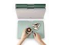 Joseph Joseph Folio L Steel Sage — zestaw 4 desek do krojenia
