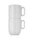 WMF Barista — zestaw 2 porcelanowych kubków do kawy 380 ml