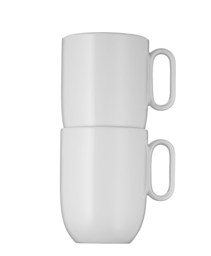 WMF Barista — zestaw 2 porcelanowych kubków do kawy 380 ml