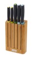 Joseph Joseph Zestaw blok Bamboo z 5 nożami Elevate