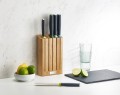 Joseph Joseph Zestaw blok Bamboo z 5 nożami Elevate