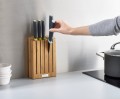 Joseph Joseph Zestaw blok Bamboo z 5 nożami Elevate