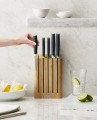 Joseph Joseph Zestaw blok Bamboo z 5 nożami Elevate