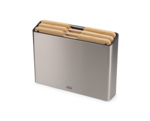 Joseph Joseph Zestaw 3 desek, stojak 38 cm Folio Bamboo